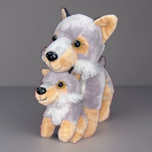 Peluche chien et bébé - f,