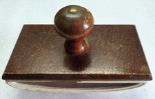 Tampon Buvard à Bascule en Bois avec plusieurs Buvards Vintage TBE