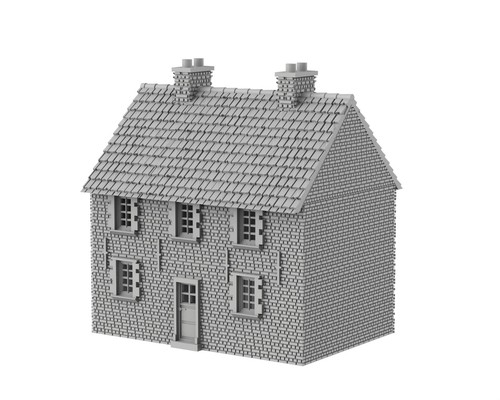 Papelotte farm house - house, right
