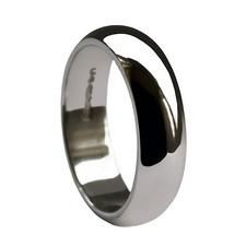 6mm 18ct or Blanc Mariage