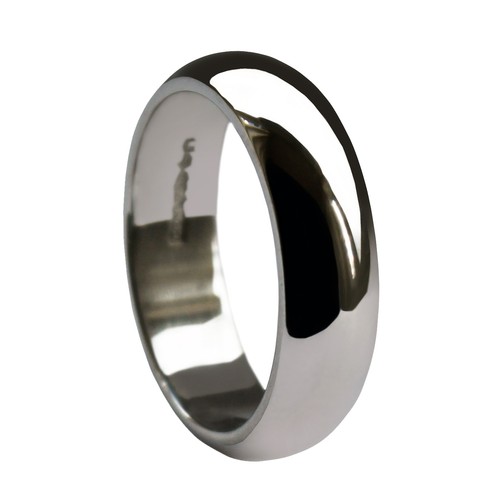 6mm 18ct blanc mariage - or,