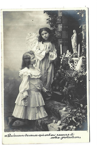 Carte fantaisie enfants ange - carte,