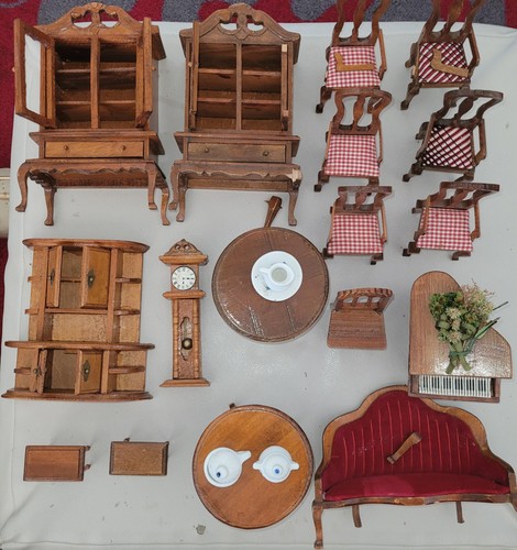 Meubles poupee ancienne lot - meubles,