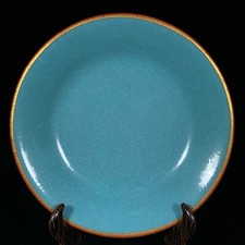 7.4" Song Dynasty Ru Four Bleu Glaze Porcelaine Plateau rond Plateau