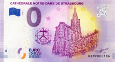 67 STRASBOURG Cathédrale, Œuvre Notre-Dame, 2020, Billet Euro Souvenir