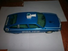 JOUSTRA VOITURE EN TOLE et plastique CX 2400 PALLAS POLICE 1978 incomplète 30 cm