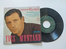SP Vinyle 45T Yves Montand "Planter café" EM