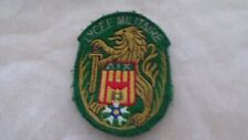 INSIGNE ECUSSON TISSU VERT LYCEE MILITAIRE AIX EN PROVENCE LEGION HONNEUR