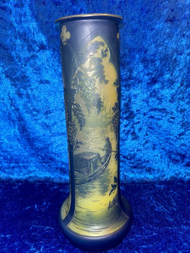 Vase venise signé devez pate - devez,