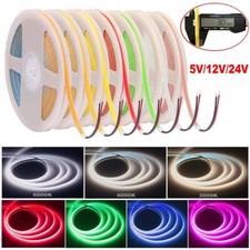 5V 12V 24V Ruban LED COB 3mm