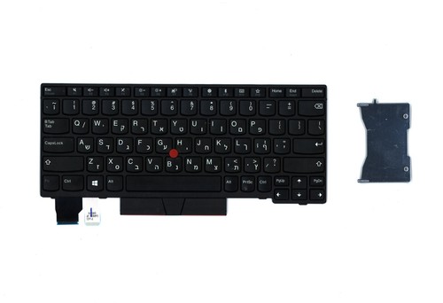 Clavier hébreu noir pour - clavier,