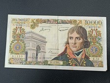 Billet 10000 Francs Napoléon Bonaparte 6-12-1956