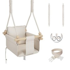 ® Balancoire Interieur pour Bebe et Enfants Siege balançoire en Bois et en Co...