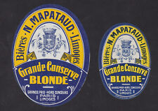 Ancienne étiquette alcool