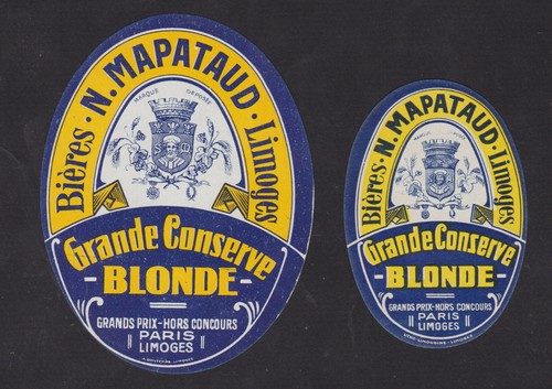 Ancienne étiquette alcool