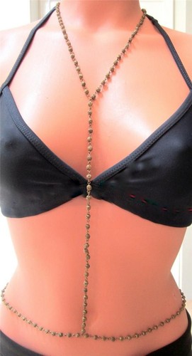 Body jewelry necklace - jewelry,