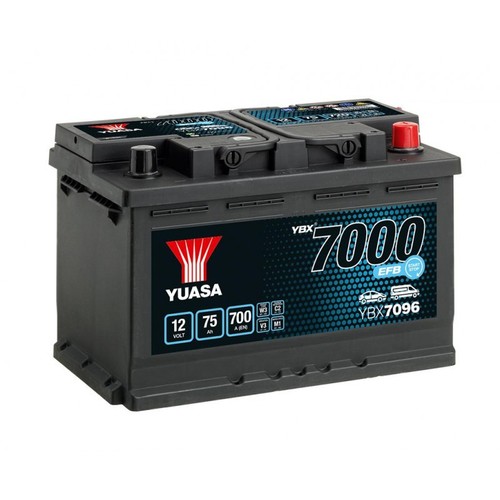 Batterie yuasa ybx7096 efb 12v - batterie,