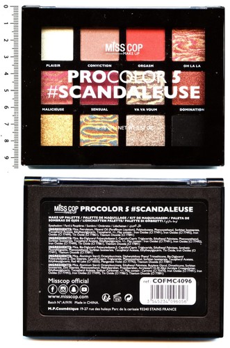 Palette fards a - de,