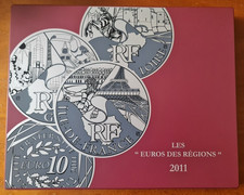 Lot 428 - Coffret 10€ - Régions de France - Monuments - 2011
