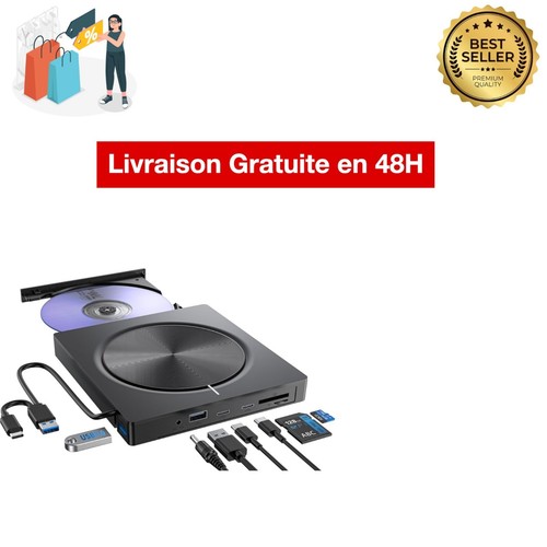 Lecteur dvd externe - cd,