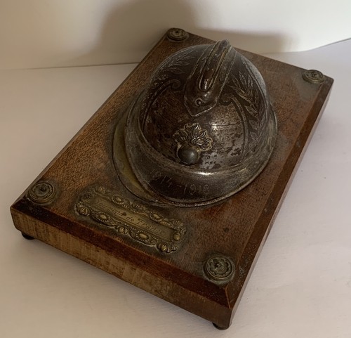 Rare encrier poilu casque - poilu,