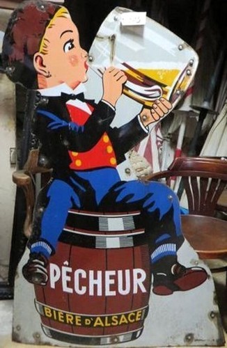 Plaque métal pub publicité - ,