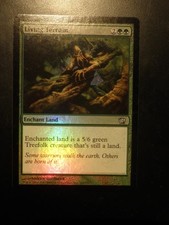 mtg magic Living Terrain FOIL 8 th edition ENGLISH Terrain vivant