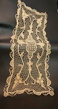 Dentelle ancienne au crochet - guipure irlandaise