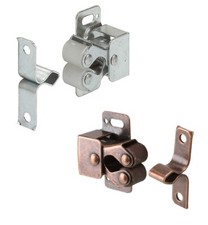 Loqueteau a rouleau acier bronze ou argent vintage loquet porte meuble placard