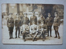 Carte-photo ww1 de soldats