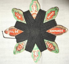 Ancienne carte de fil de