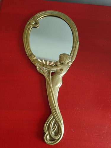 Miroir main laiton art - laiton,