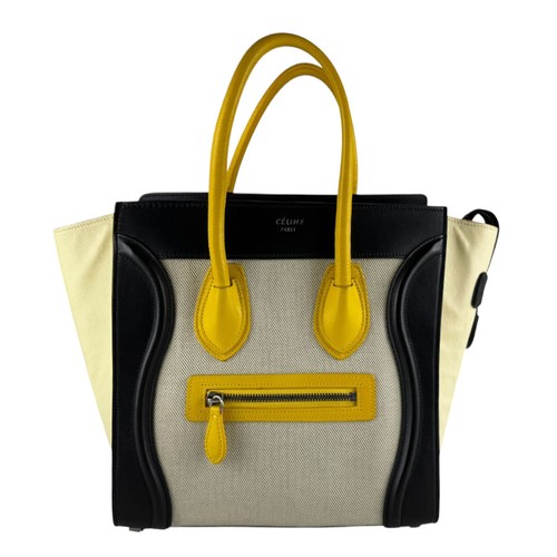 Auth celine luggage micro - luggage,