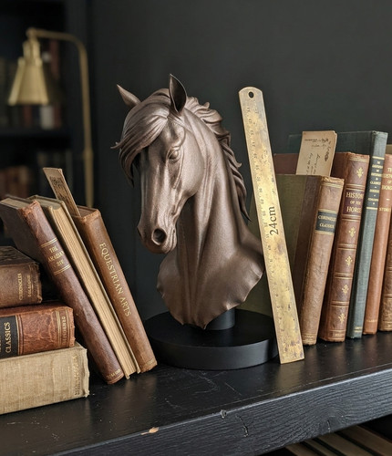 Buste cheval statue - buste,
