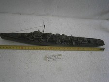 ANCIENNE MAQUETTE BATEAU USS SULLIVANS (Déjà monté , INCOMPLETE) REVELL 1/301