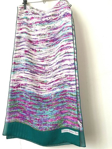 Foulard rectangle soie - rectangle, vintage
