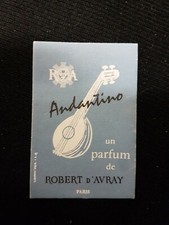 carte parfumée ROBERT D'AVRAY