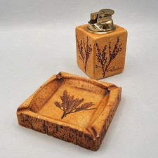Cendrier et briquet céramique