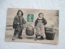 CPA Scènes et types carte postale  1908 Nos petits pécheurs enfants