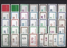 (9) TIMBRES FICTIFS FRANCE N** BONNE COTE