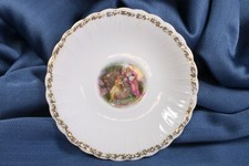 Petite assiette opaline. Autocollant. Petite plaque opaline. Autocollant.