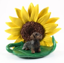 Figurine De Teckel À Poil Dur