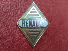 RENAULT 4 (R4/4L) SERIE 1 EMBLÈME LOSANGE DORÉ CALANDRE/FRONT BADGE 1960's