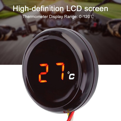 Thermomètre numérique moto - thermomètre,