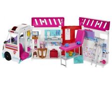 Coffret Barbie Camion Ambulance Transformable en Clinique - Vehicule Medical