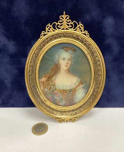 Magnifique miniature portrait - miniature,,