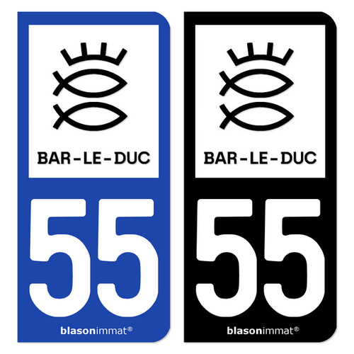 Autocollant plaque