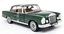 Norev 1/18 - Mercedes Benz 250 SE Coupe 1969 Metallic Green Diecast Model Car