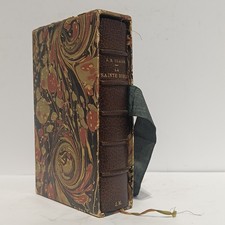 RELIGION - SUPERBE PLEIN MAROQUIN JANSÉNISTE - La Sainte BIBLE 1897