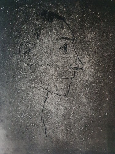 Gravure menu michel - gravure, homme